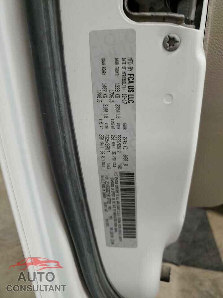 DODGE CARAVAN 2018 - 2C4RDGBG7JR137782