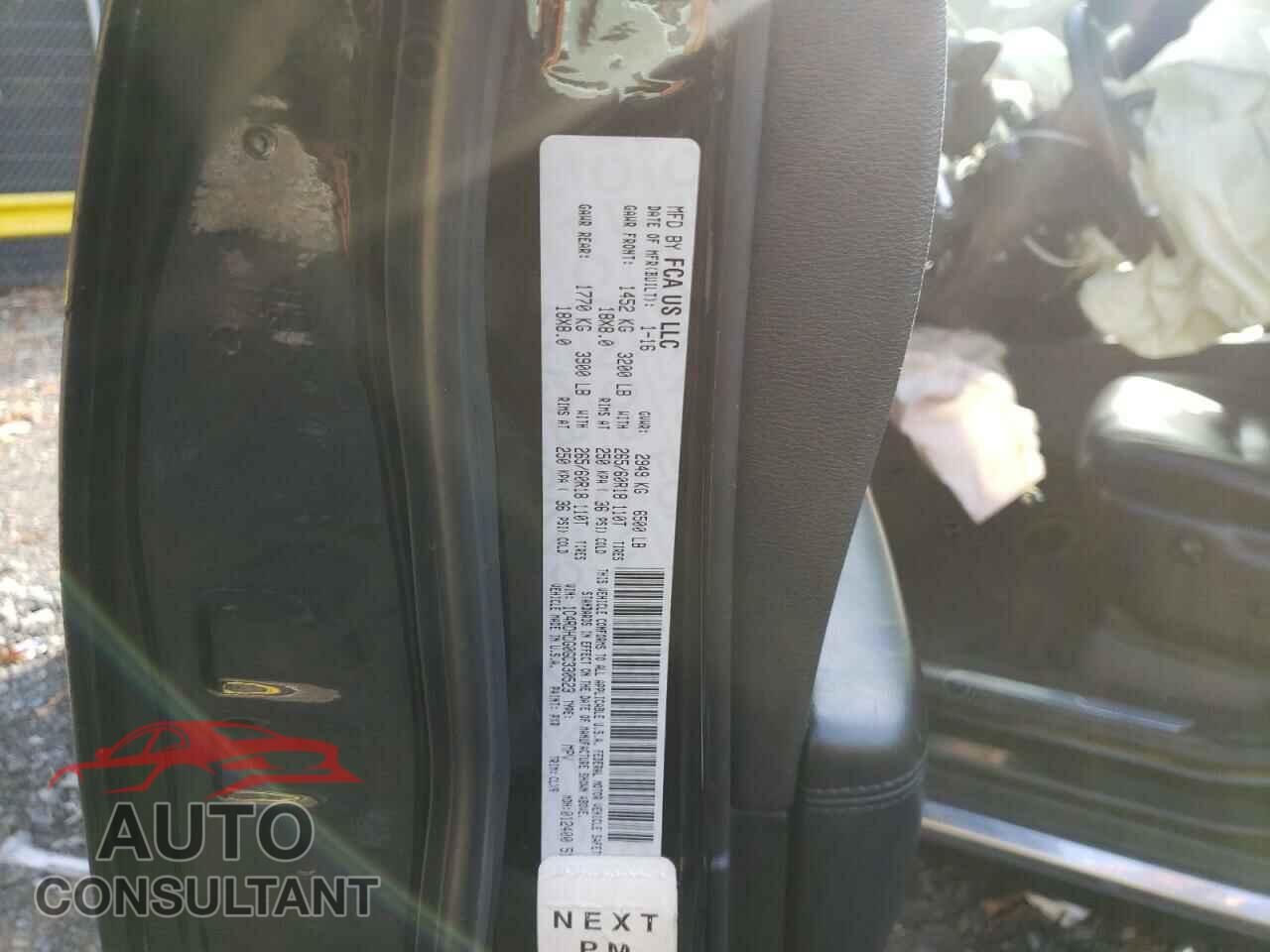 DODGE DURANGO 2016 - 1C4RDHDG0GC330523