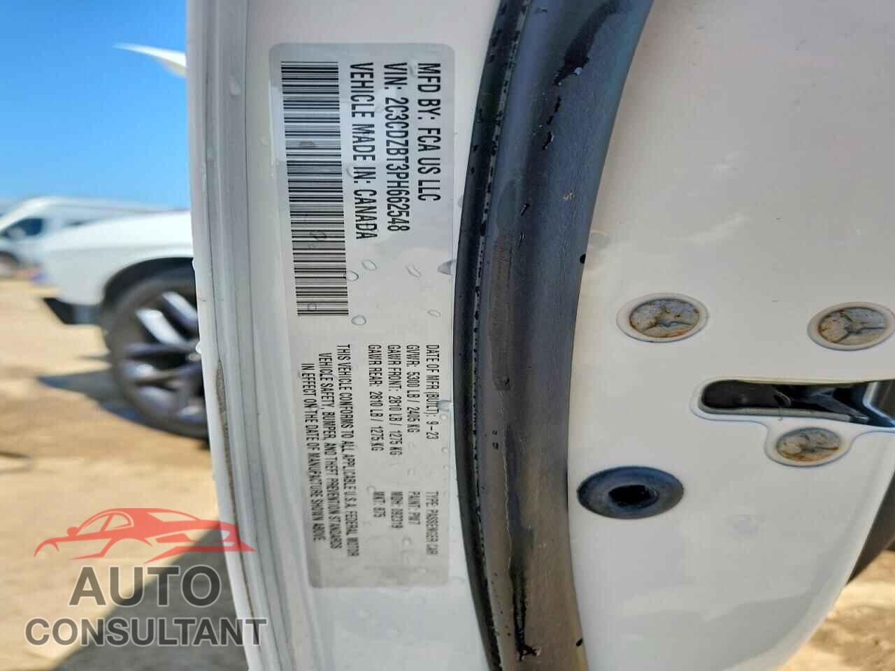 DODGE CHALLENGER 2023 - 2C3CDZBT3PH662548