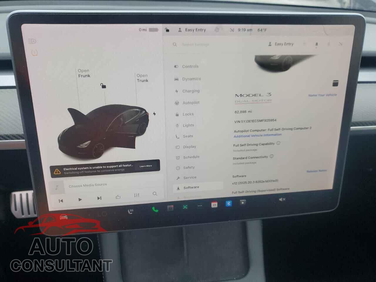 TESLA MODEL 3 2021 - 5YJ3E1EC5MF925954