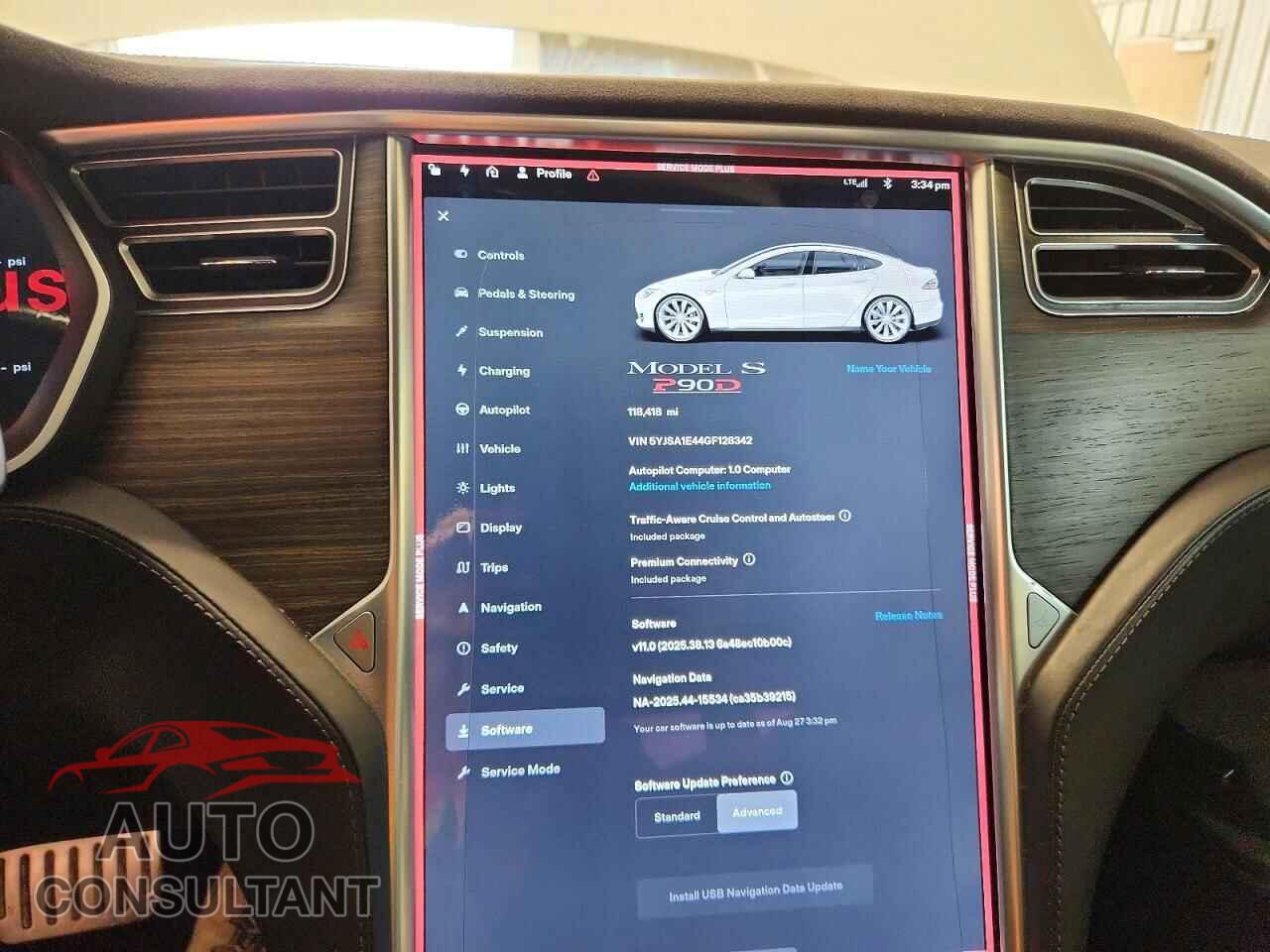 TESLA MODEL S 2016 - 5YJSA1E44GF128342