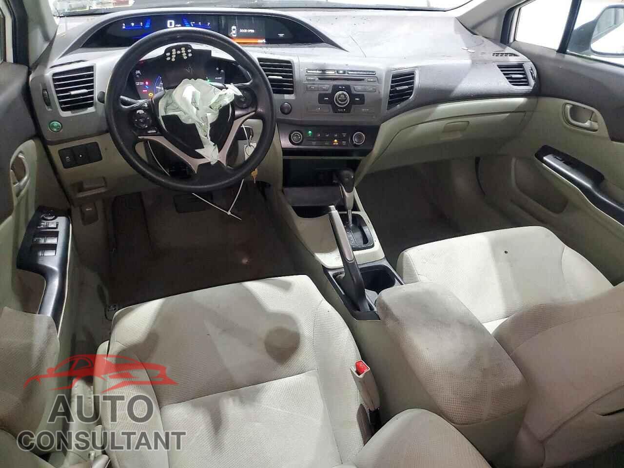 HONDA CIVIC 2012 - 19XFB2F50CE384554