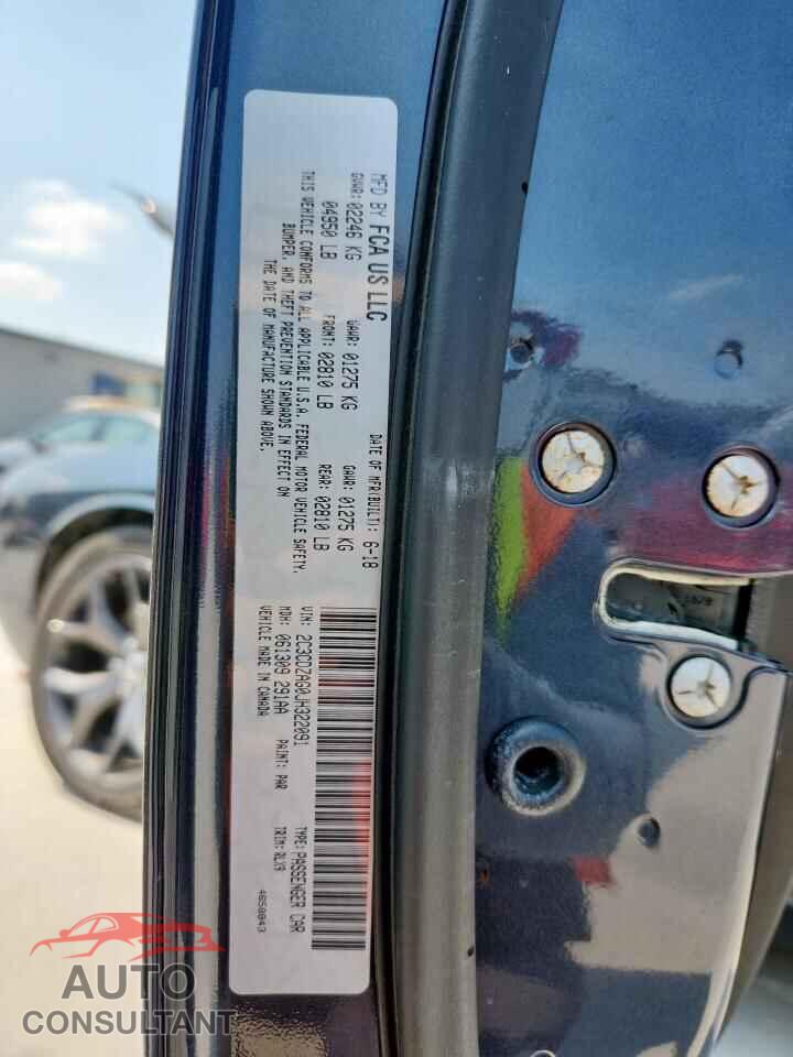 DODGE CHALLENGER 2018 - 2C3CDZAG0JH322091