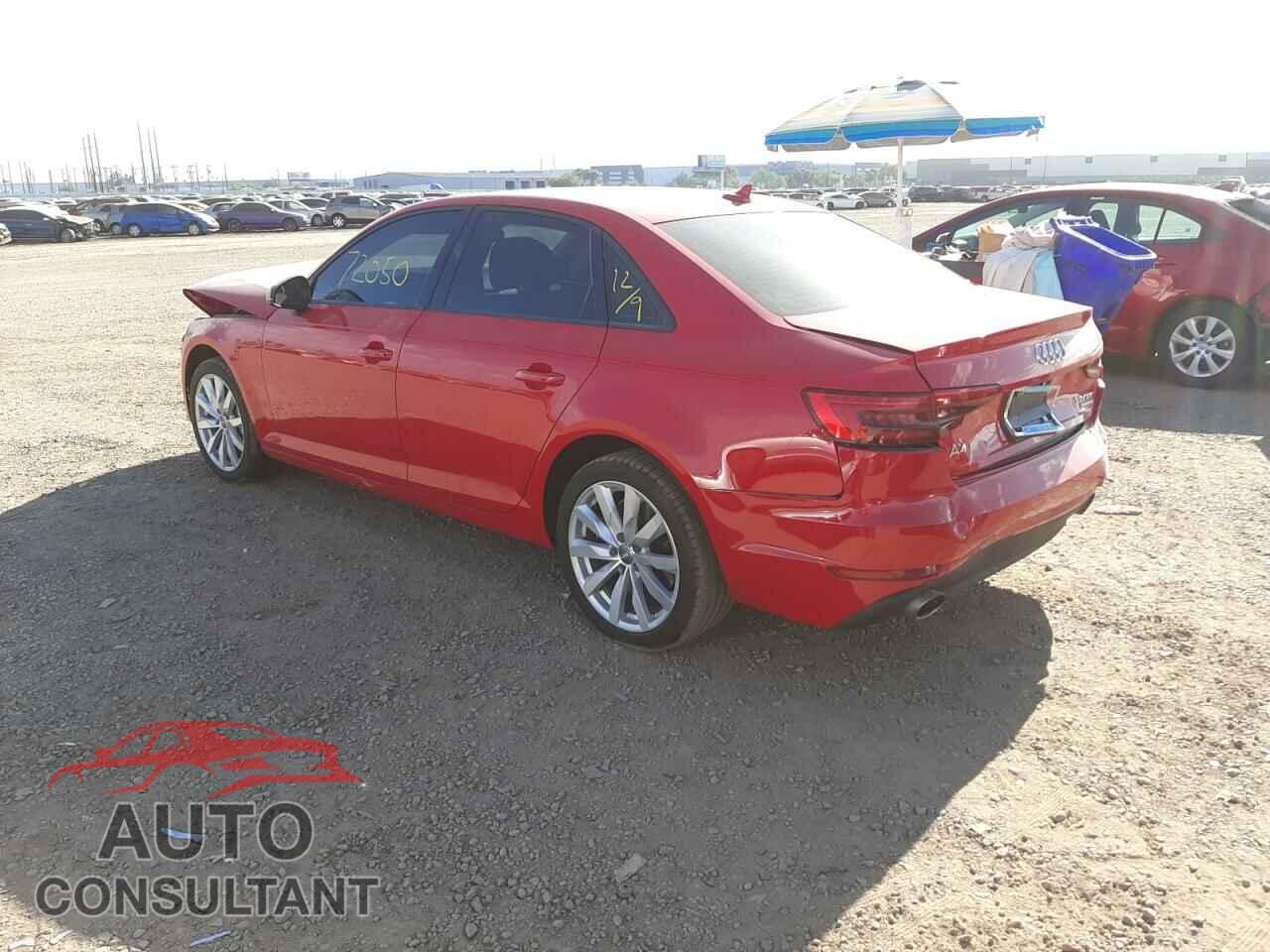 AUDI A4 2017 - WAUANAF43HN034936