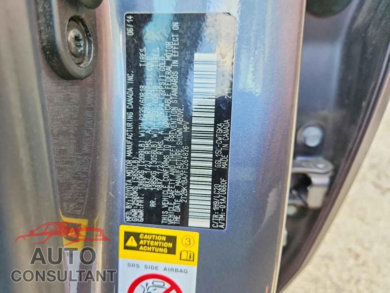LEXUS RX350 2015 - 2T2BK1BA7FC264826