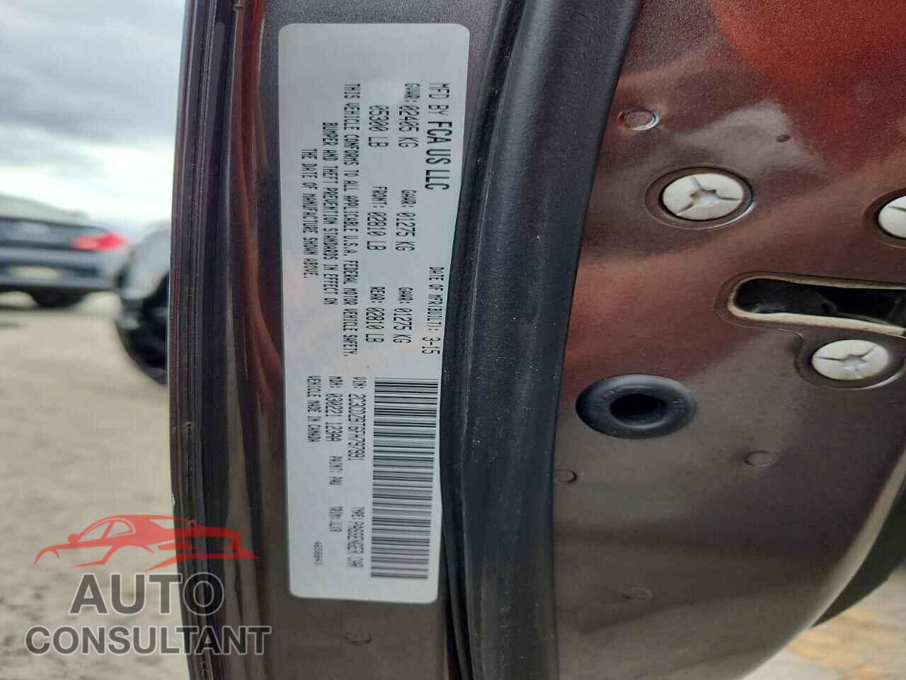 DODGE CHALLENGER 2015 - 2C3CDZBT6FH797991