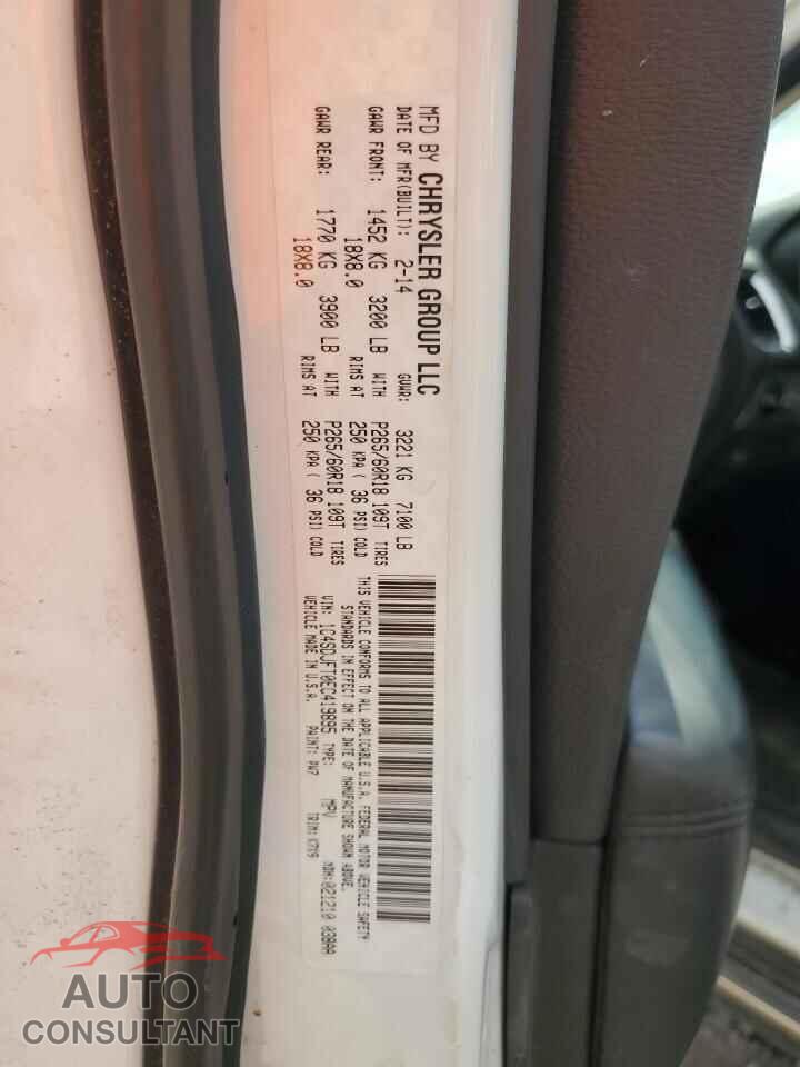 DODGE DURANGO 2014 - 1C4SDJFT0EC419895