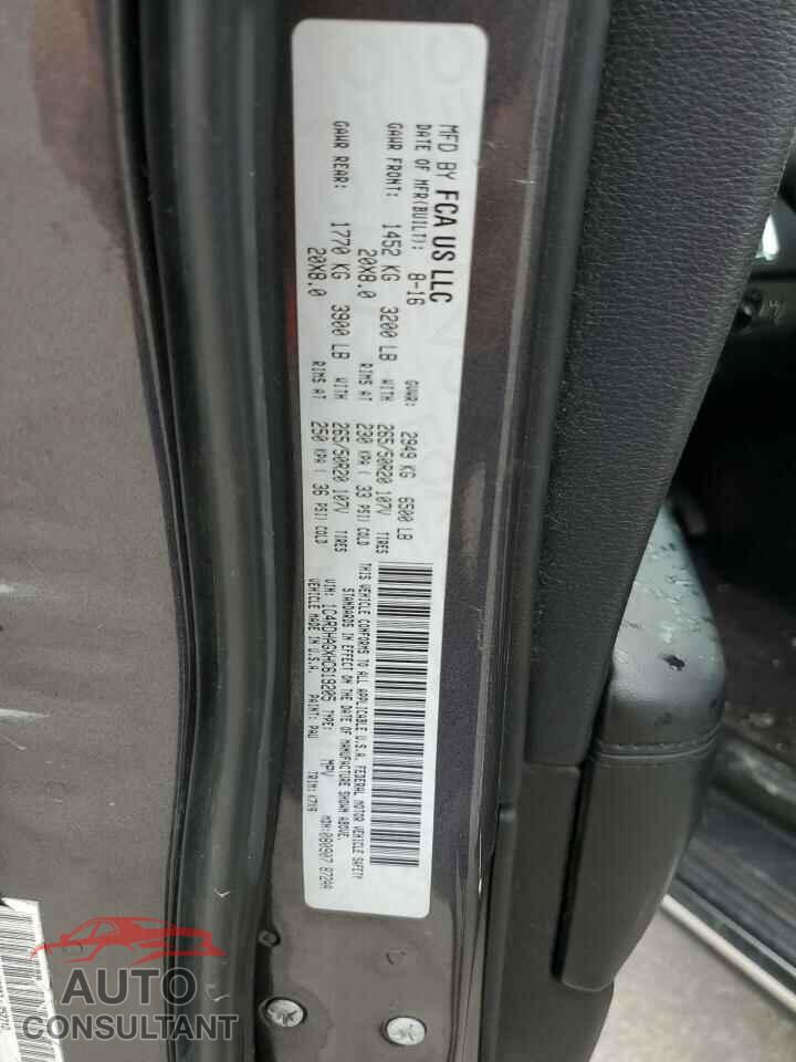 DODGE DURANGO 2017 - 1C4RDHAGXHC619205