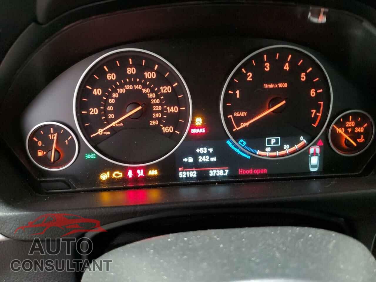 BMW 3 SERIES 2016 - WBA8E5G52GNU21229