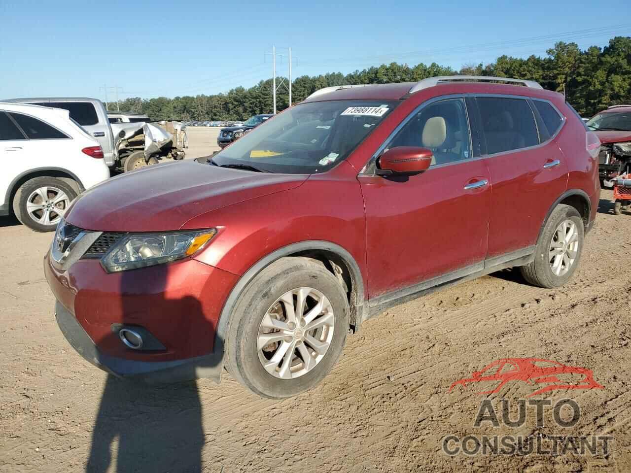 NISSAN ROGUE 2016 - KNMAT2MT3GP594998