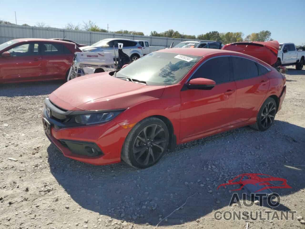 HONDA CIVIC 2020 - 2HGFC2F8XLH527507
