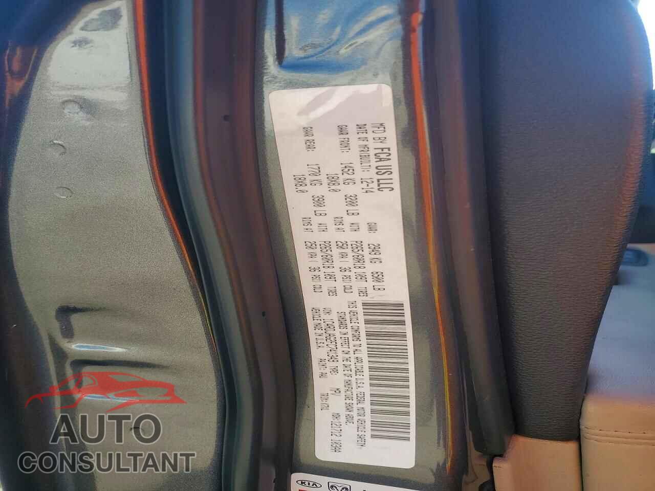 DODGE DURANGO 2015 - 1C4RDJAG2FC741349