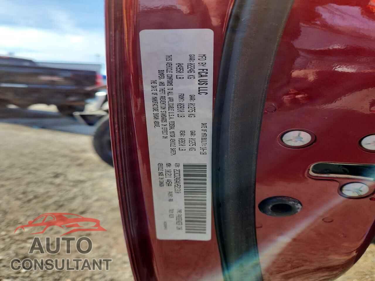 DODGE CHALLENGER 2019 - 2C3CDZAG4KH521310