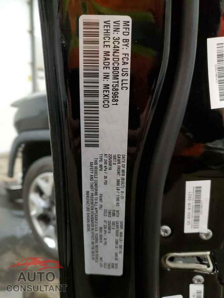 JEEP COMPASS 2021 - 3C4NJDCB0MT589681