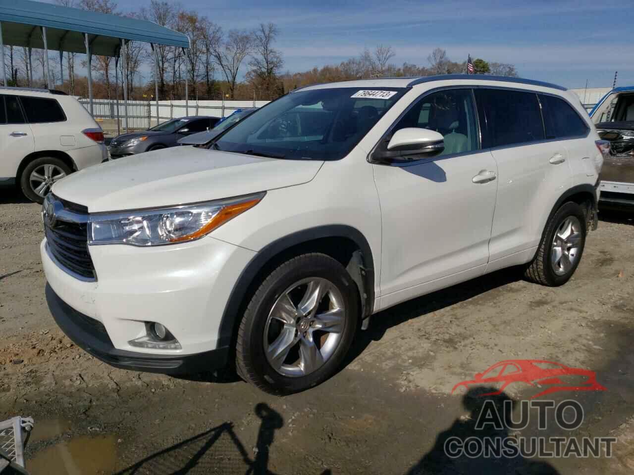 TOYOTA HIGHLANDER 2015 - 5TDDKRFH7FS175896