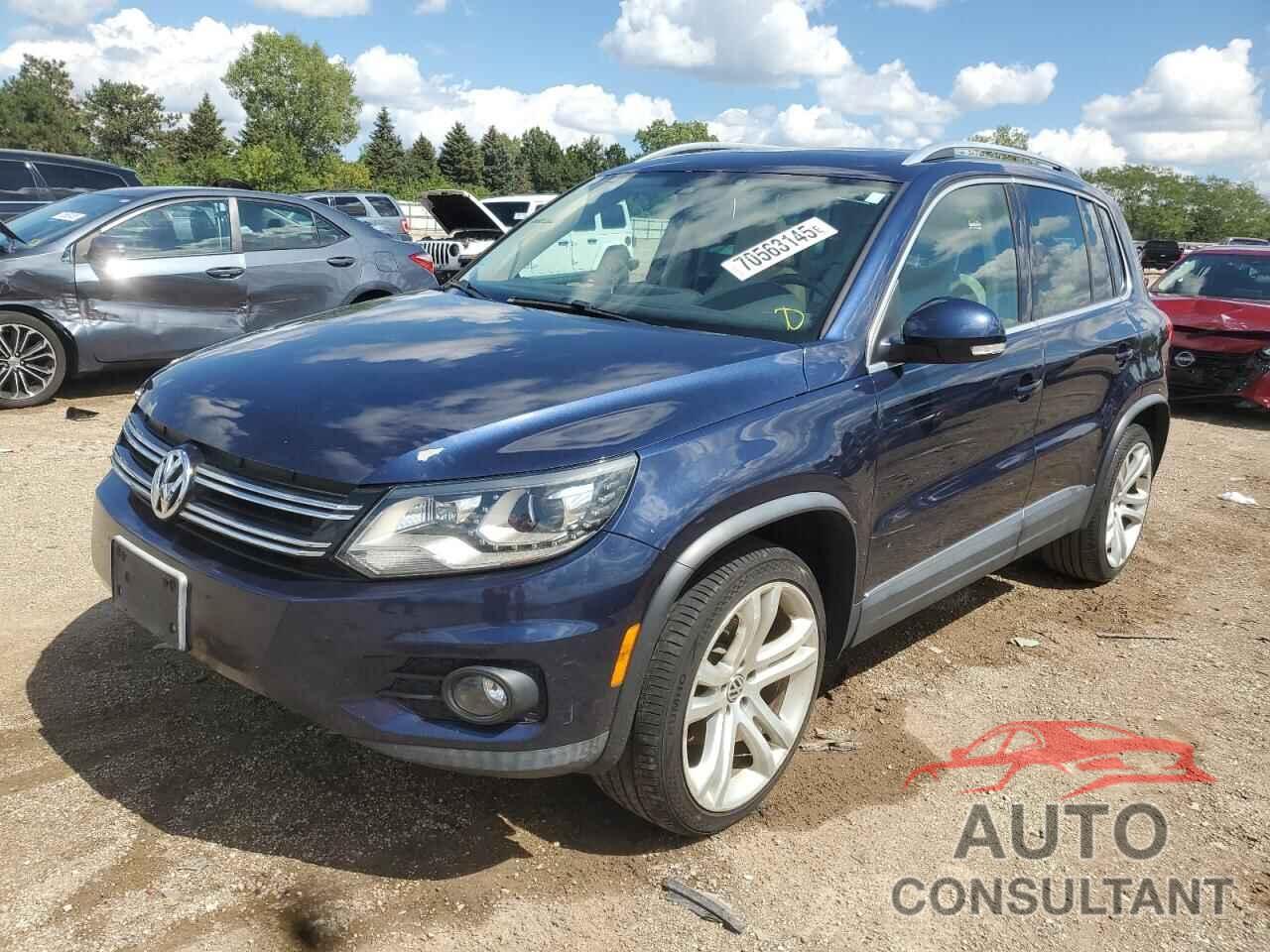 VOLKSWAGEN TIGUAN 2012 - WVGBV7AX9CW603797