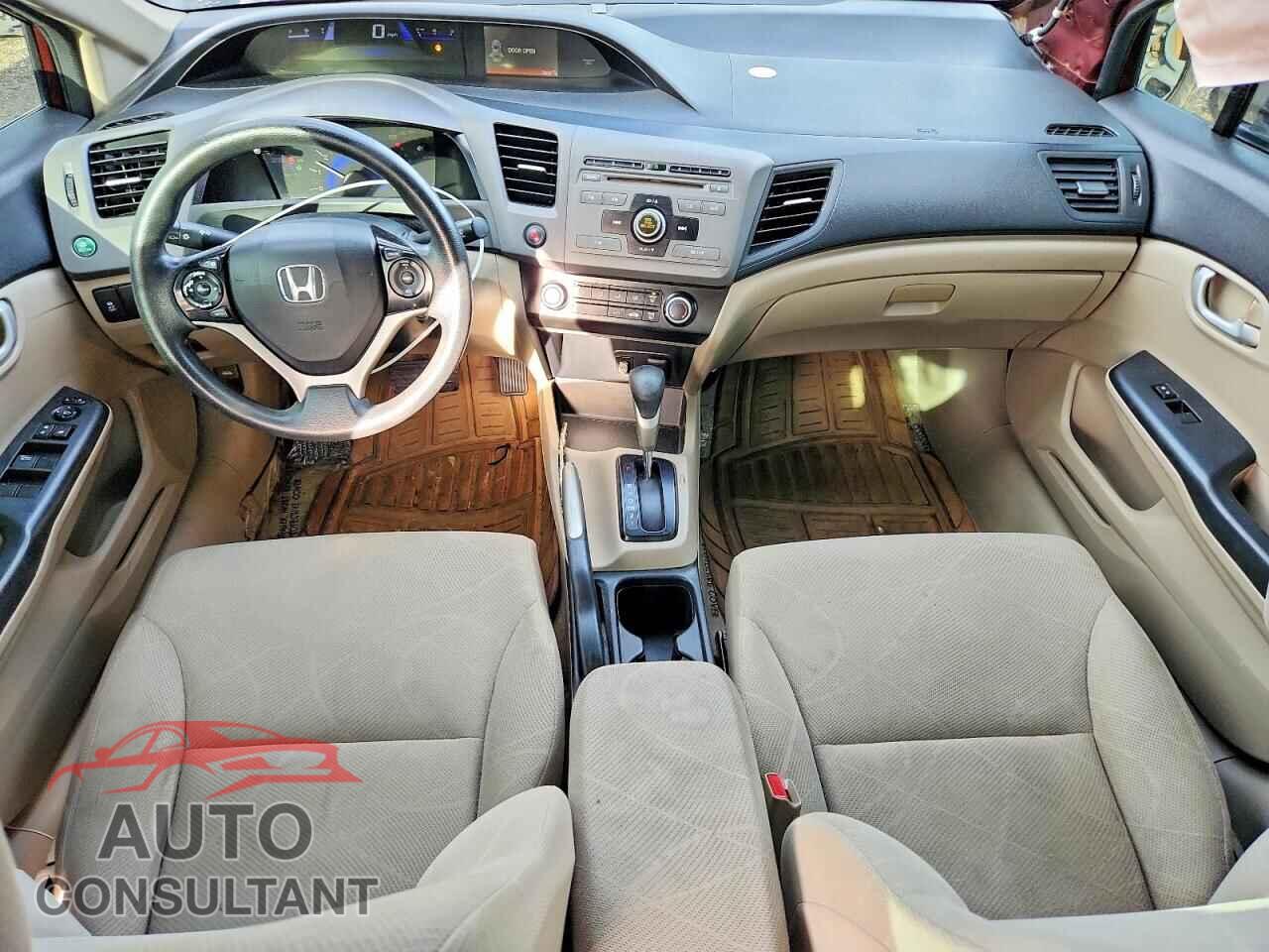 HONDA CIVIC 2012 - 19XFB2F51CE040313