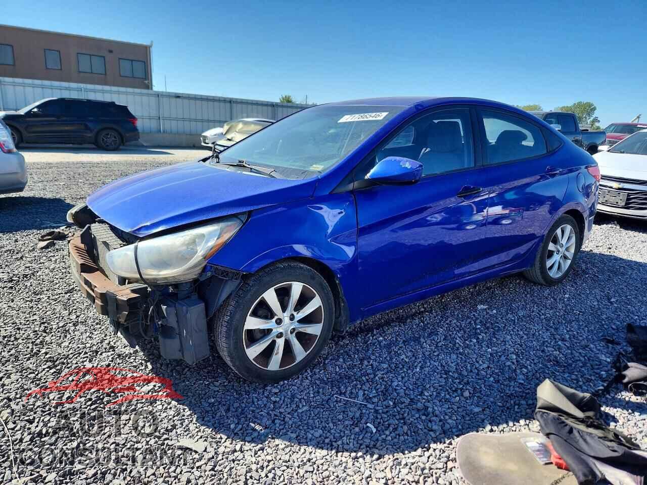 HYUNDAI ACCENT 2012 - KMHCU4AE6CU181293