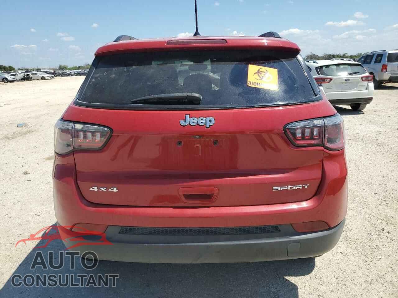 JEEP COMPASS 2017 - 3C4NJDAB6HT641775