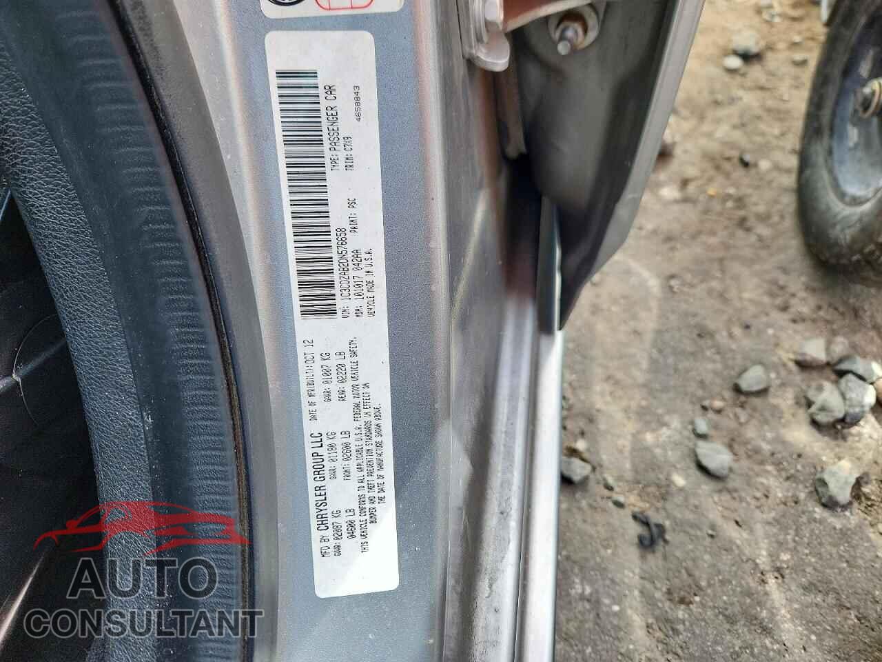 DODGE AVENGER 2013 - 1C3CDZAB2DN576658