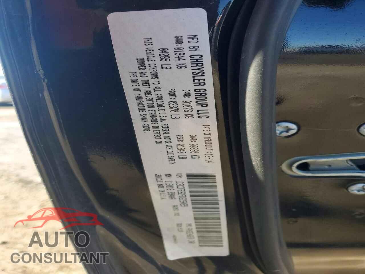 DODGE DART 2015 - 1C3CDFEB2FD223029