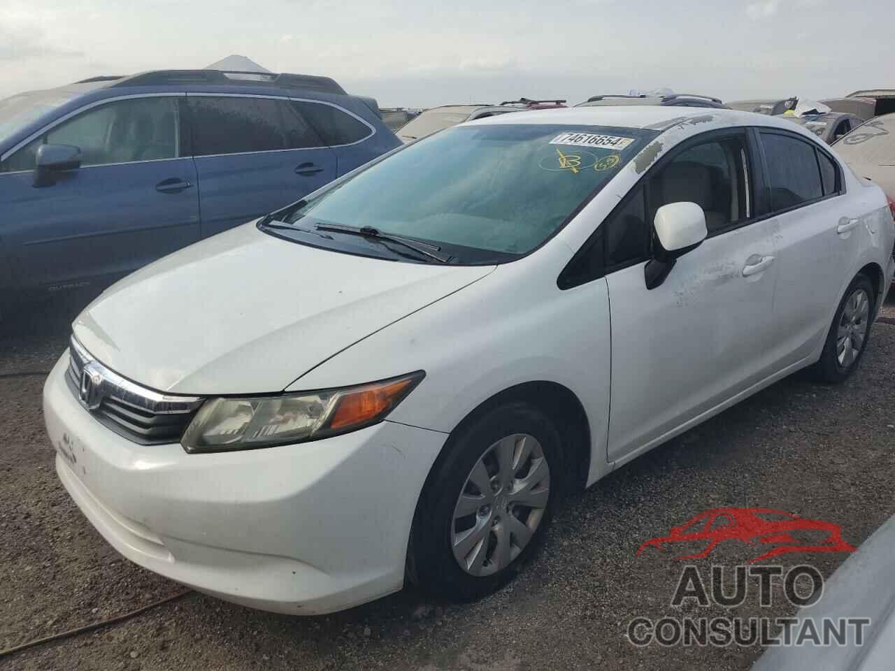 HONDA CIVIC 2012 - 19XFB2F50CE068202