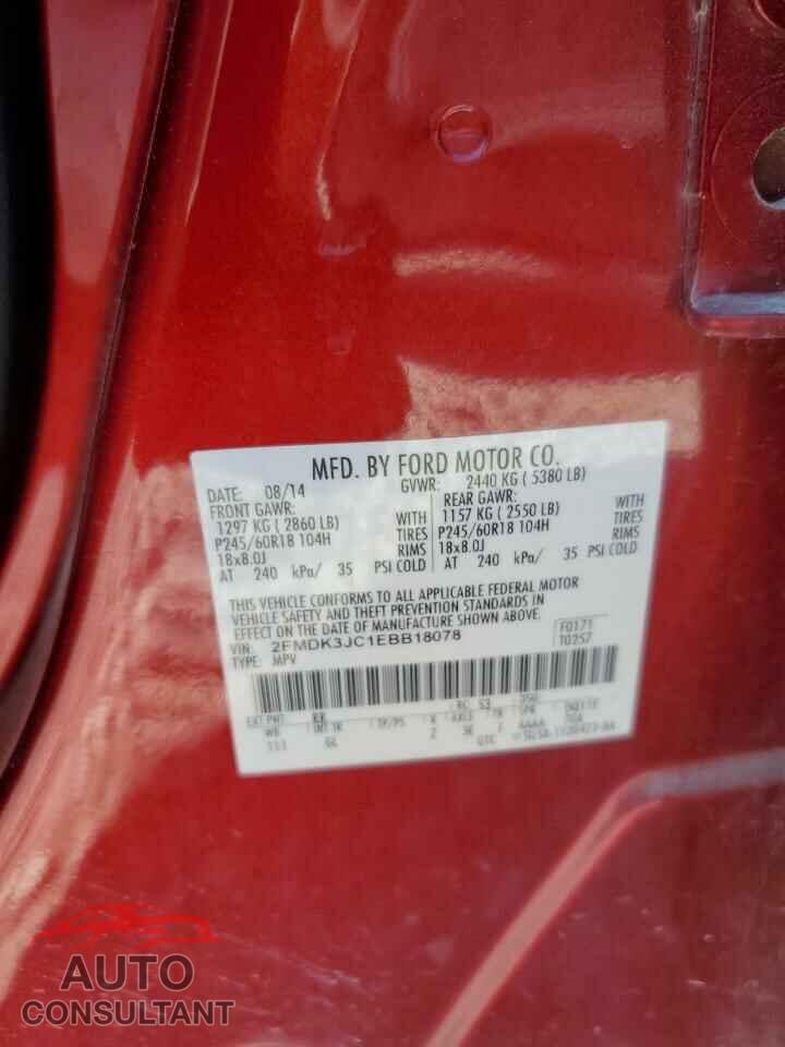 FORD EDGE 2014 - 2FMDK3JC1EBB18078