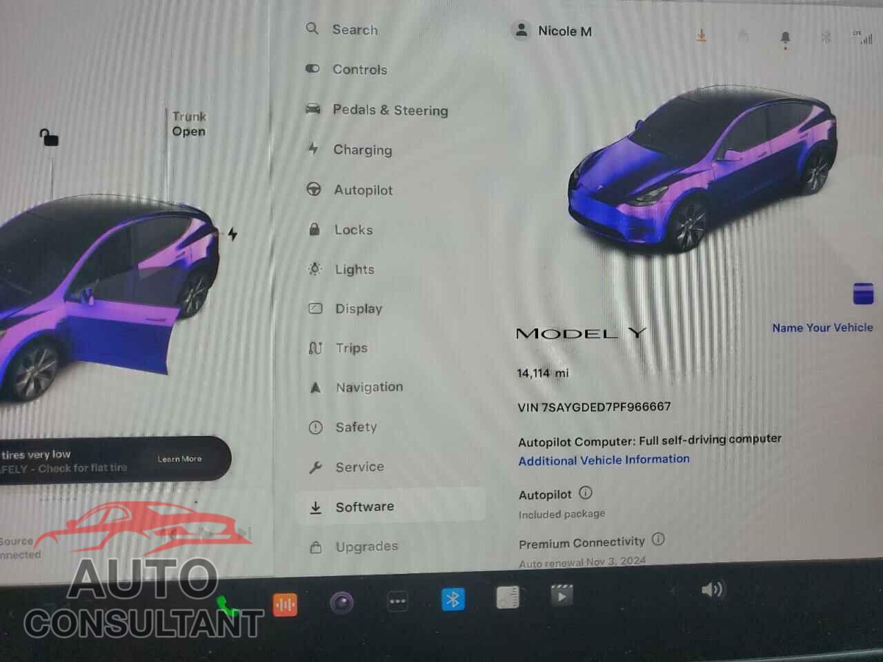 TESLA MODEL Y 2023 - 7SAYGDED7PF966667