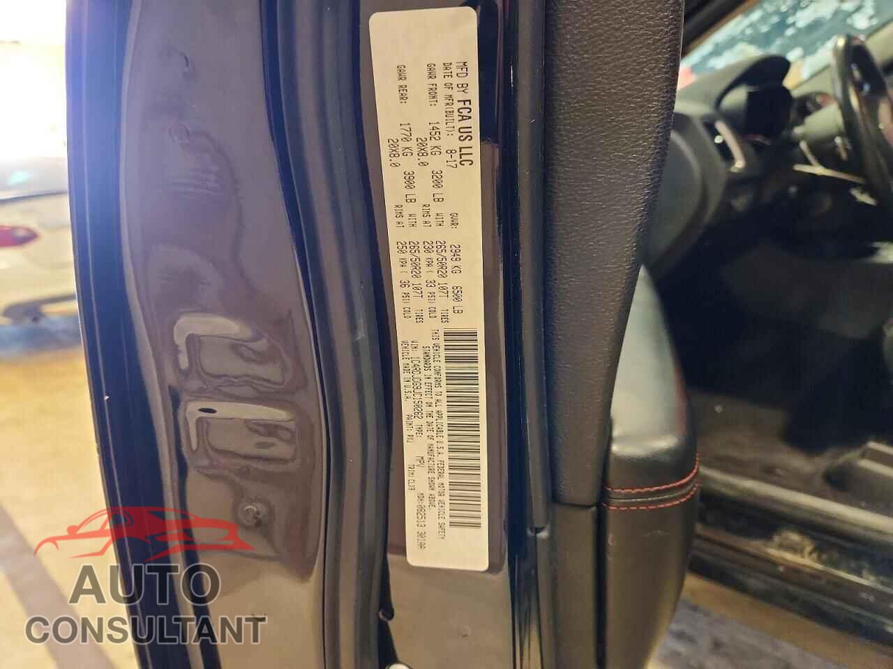 DODGE DURANGO 2018 - 1C4RDJDG9JC150262