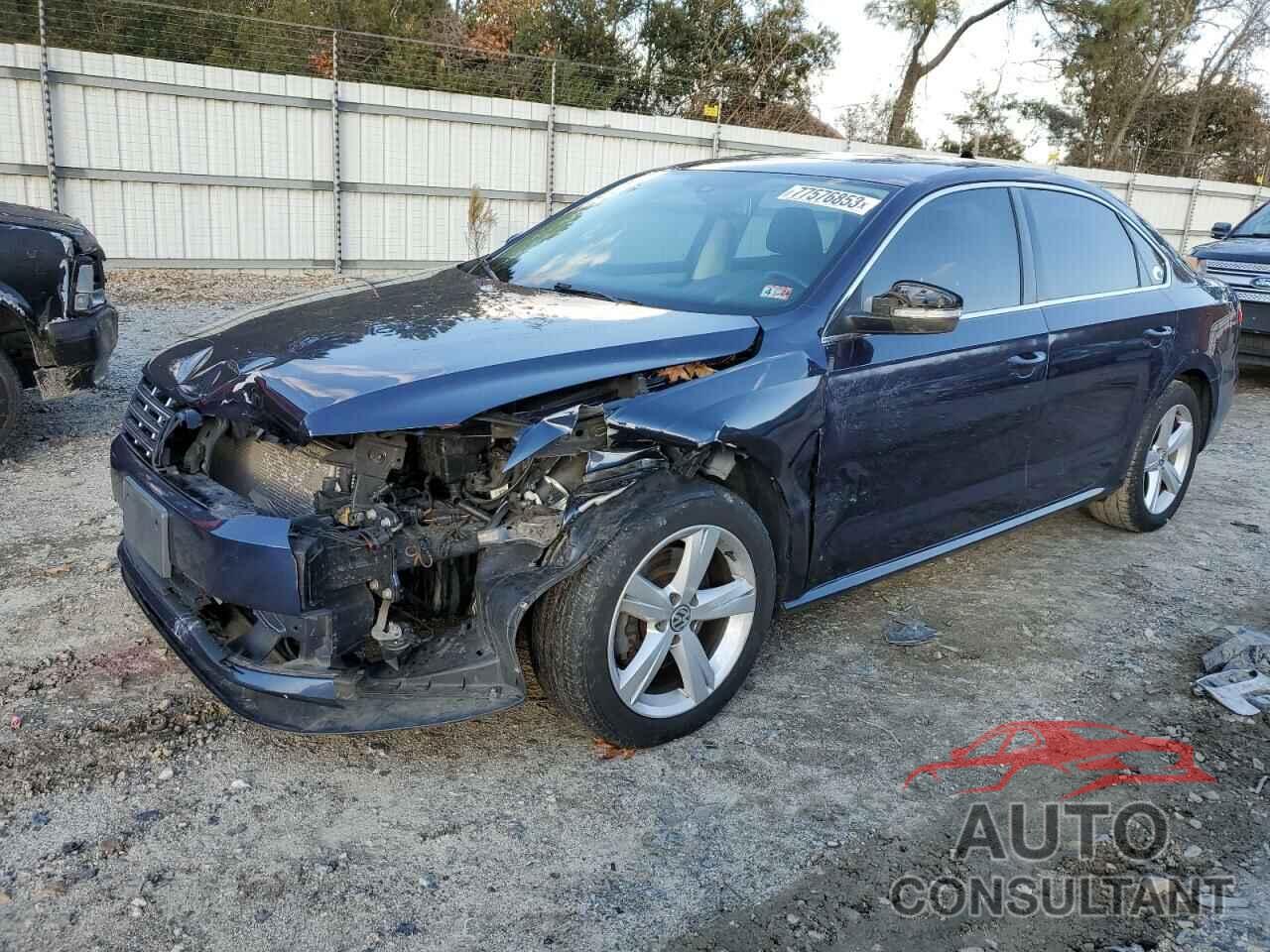 VOLKSWAGEN PASSAT 2013 - 1VWBN7A32DC101537