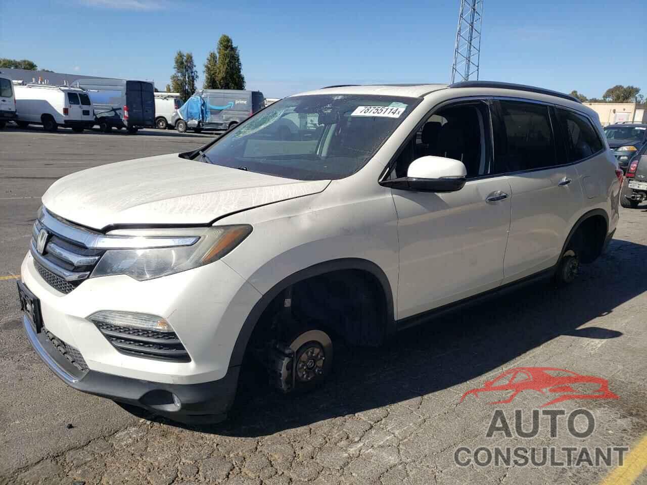 HONDA PILOT 2017 - 5FNYF6H9XHB074630