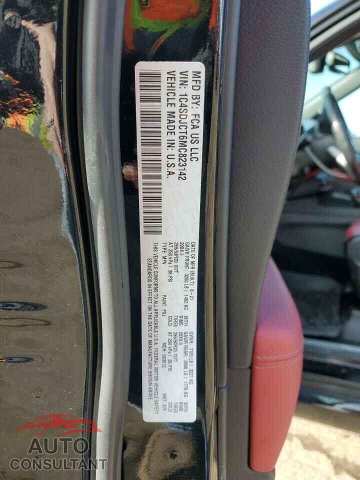DODGE DURANGO 2021 - 1C4SDJCT6MC823142