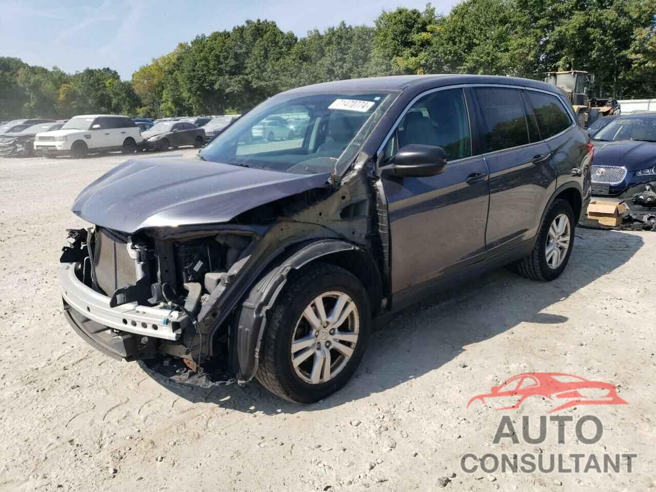 HONDA PILOT 2016 - 5FNYF6H18GB095257