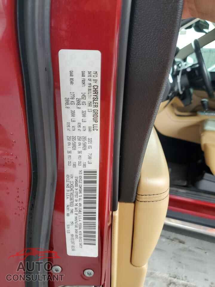 DODGE DURANGO 2013 - 1C4SDHET0DC667833