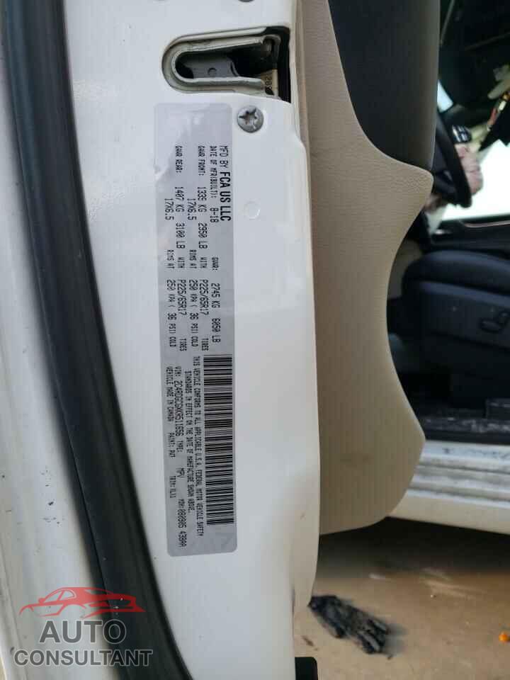 DODGE CARAVAN 2019 - 2C4RDGCGXKR511656
