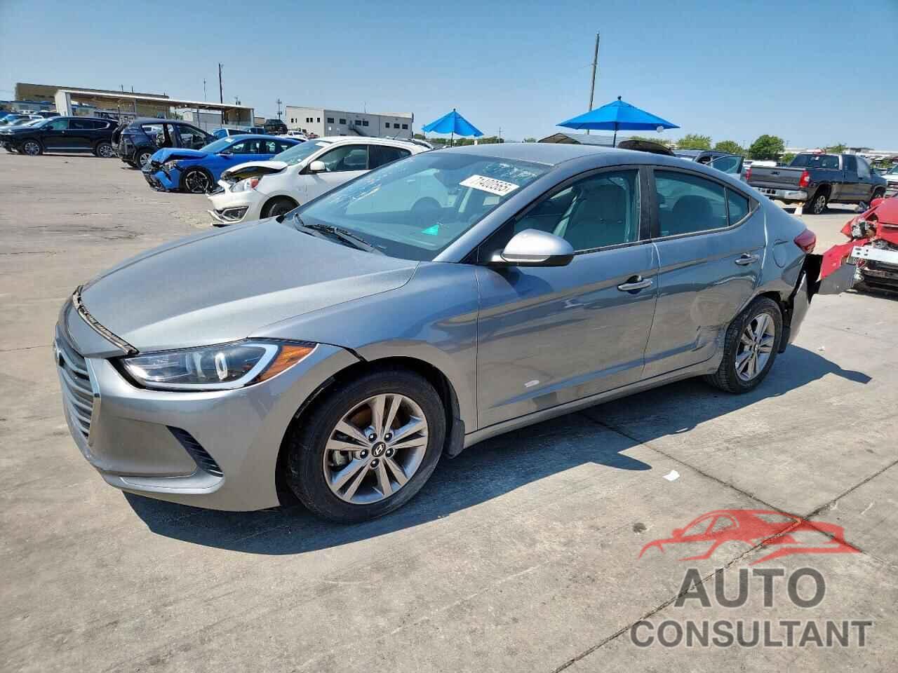 HYUNDAI ELANTRA 2018 - KMHD84LF2JU632800