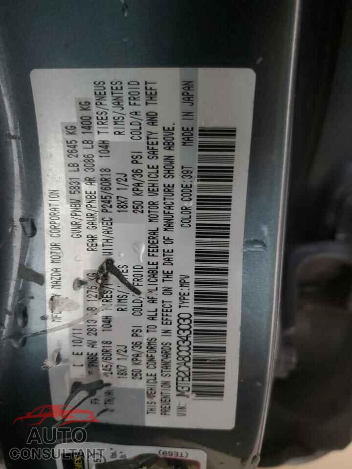 MAZDA CX-9 2012 - JM3TB2CA8C0343030