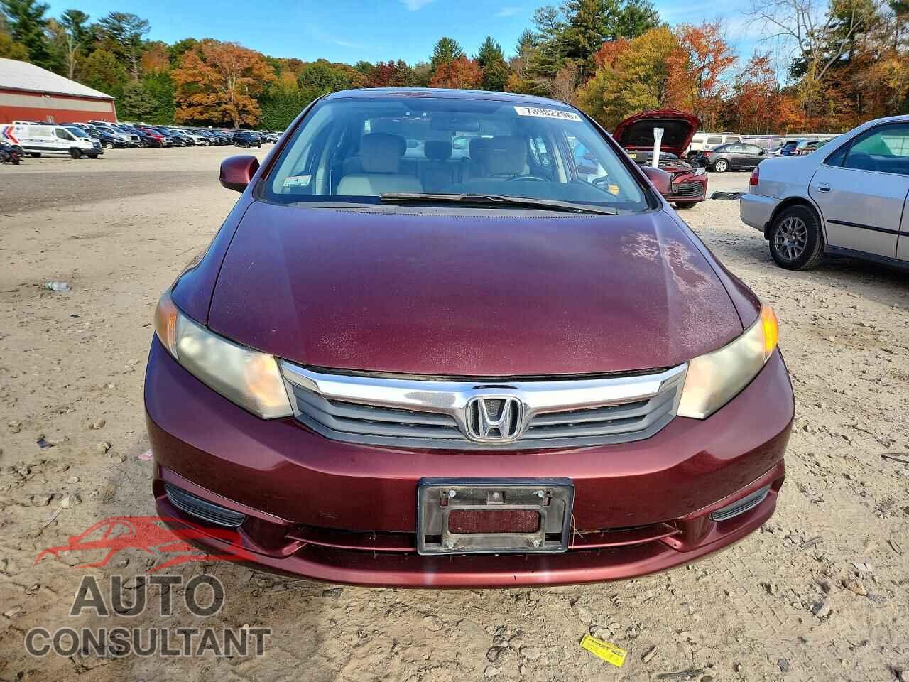 HONDA CIVIC 2012 - 2HGFB2F99CH543421