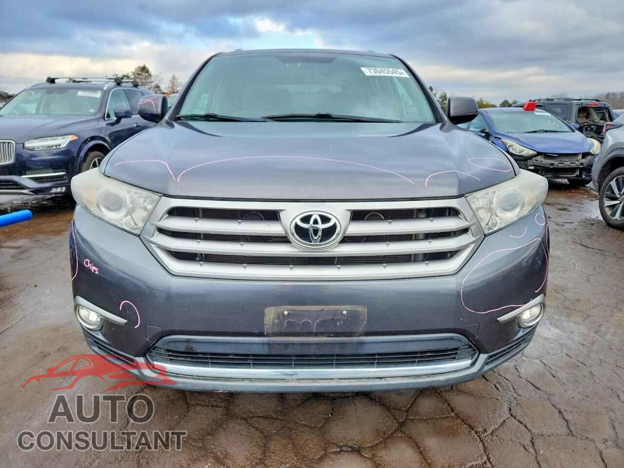 TOYOTA HIGHLANDER 2012 - 5TDBK3EHXCS143171
