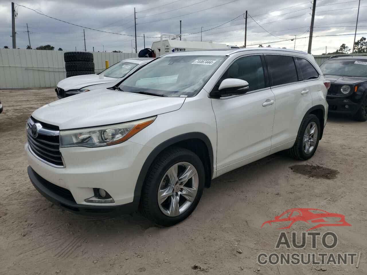 TOYOTA HIGHLANDER 2015 - 5TDDKRFH3FS193747