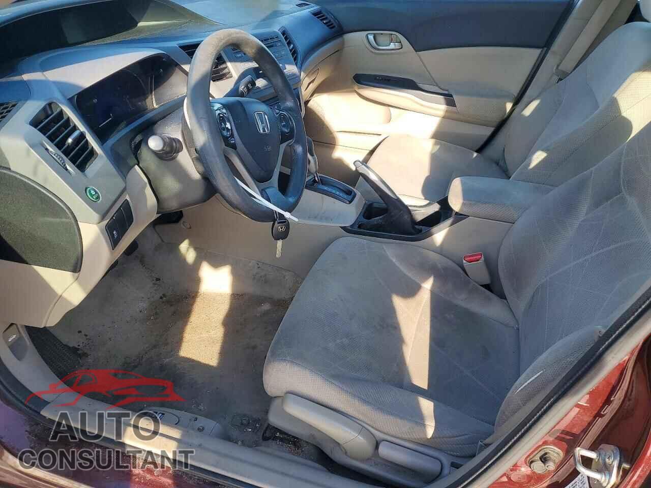 HONDA CIVIC 2012 - 19XFB2F55CE378202
