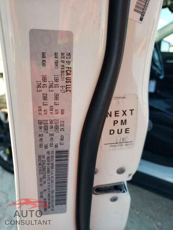 JEEP COMPASS 2017 - 3C4NJDDB0HT674542
