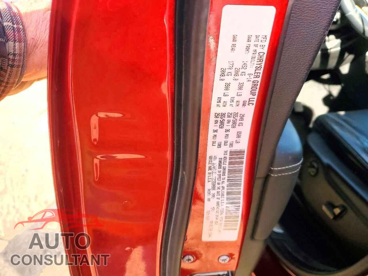 DODGE DURANGO 2014 - 1C4RDJEG3EC550886
