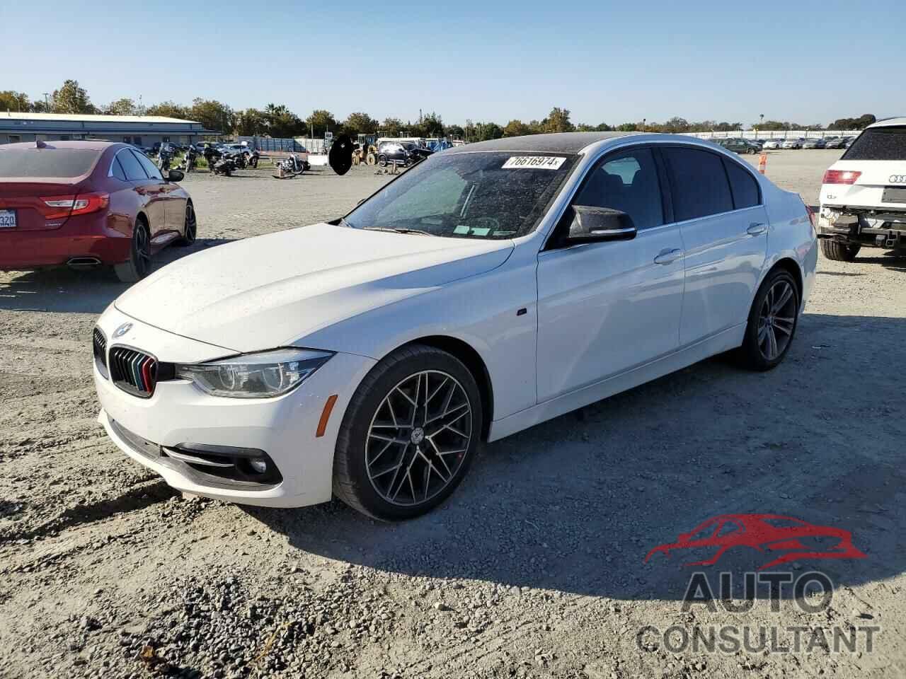 BMW 3 SERIES 2018 - WBA8B9G54JNU57902