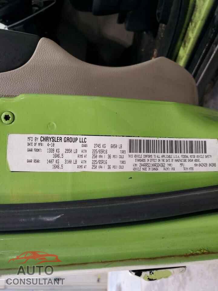 DODGE CARAVAN 2014 - 2C4RDGBG3ER407449