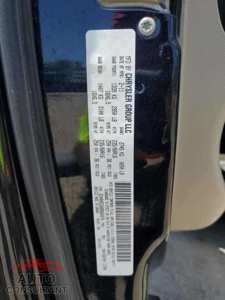 DODGE CARAVAN 2011 - 2D4RN5DG0BR660970