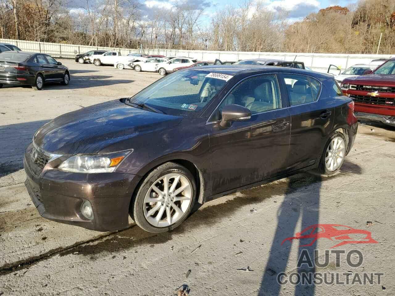 LEXUS CT 200 2012 - JTHKD5BH7C2070745