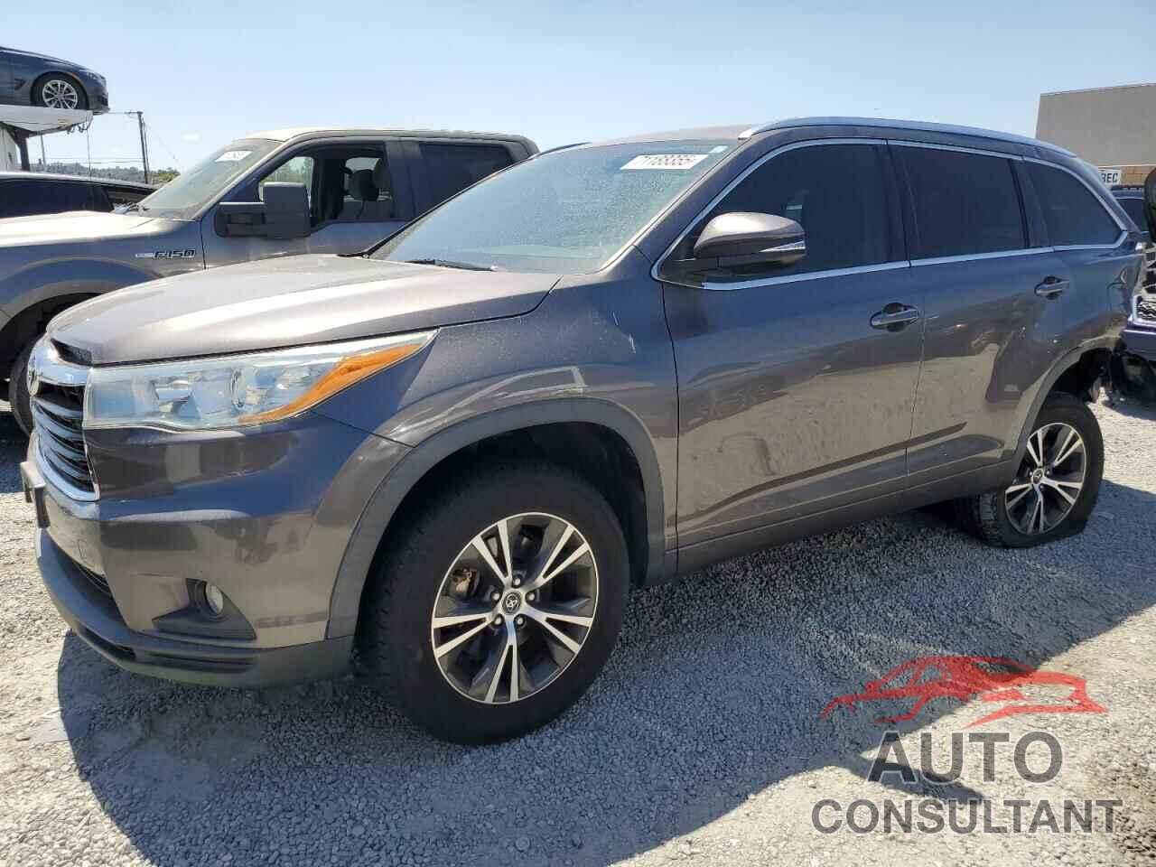 TOYOTA HIGHLANDER 2016 - 5TDKKRFHXGS154551