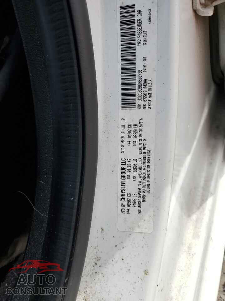 DODGE AVENGER 2013 - 1C3CDZCB8DN502738