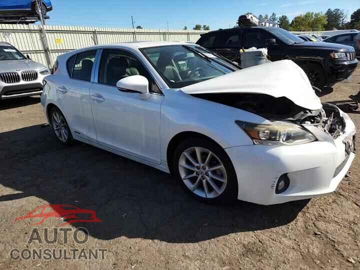 LEXUS CT 200 2012 - JTHKD5BH8C2112341
